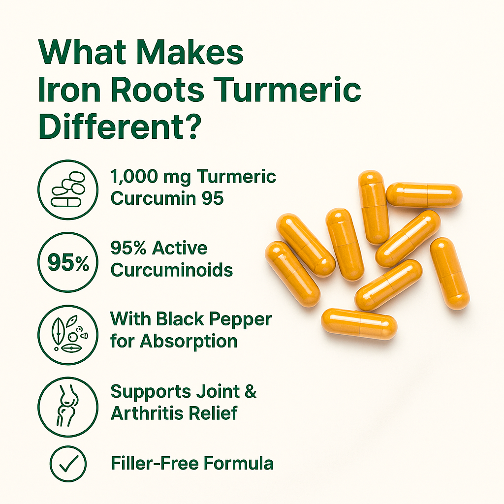 Ironroots™ - Turmeric Arthritis Relief Capsules